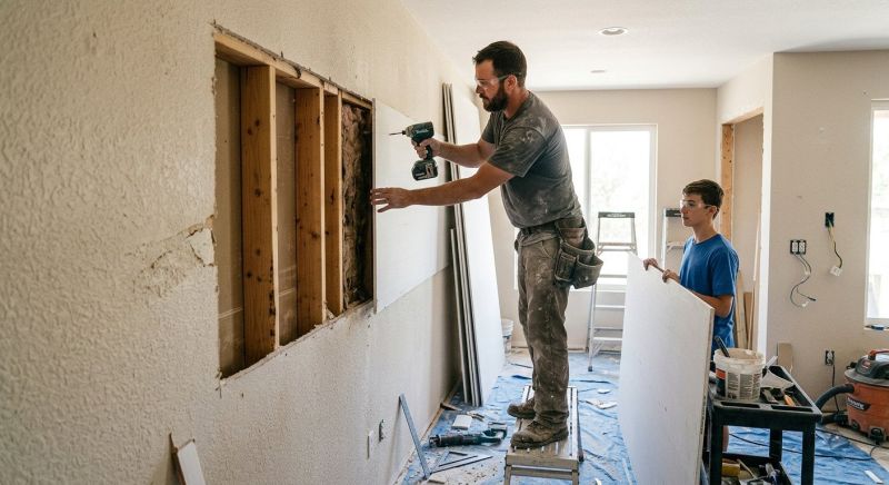 House Drywall Installation in Wilmington, NC