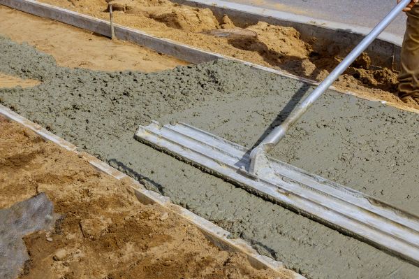 House Sidewalk Construction